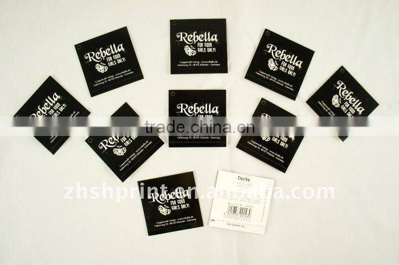 High quality hangtag