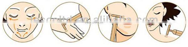 Hotsale Vibration Massage Skin T-Shaped 24k Gold Energy Bar