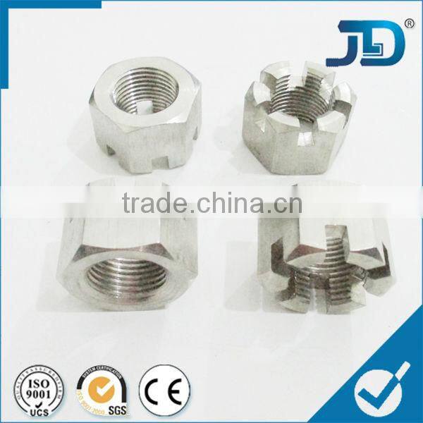 Stainless Steel Slotted Hex Nuts