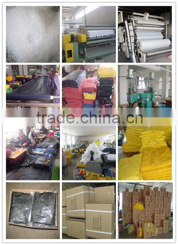 Disposable LDPE raincoats /plastic pe raincoats