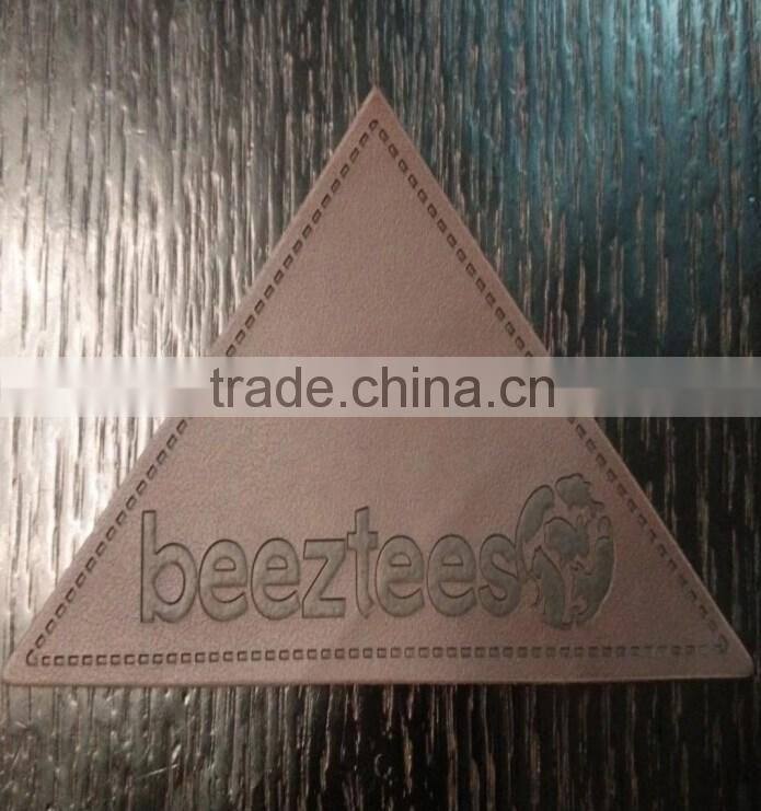 Factory supply Guaranteed quality jeans leather patch labels