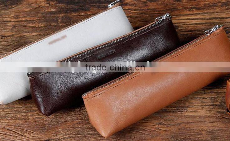 Wholesale leather pen case/pen holder/pen pouch