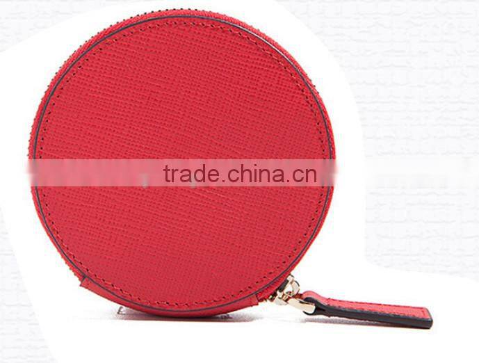 Cheap zipper custom mini leather coin purse,personalized coin purse