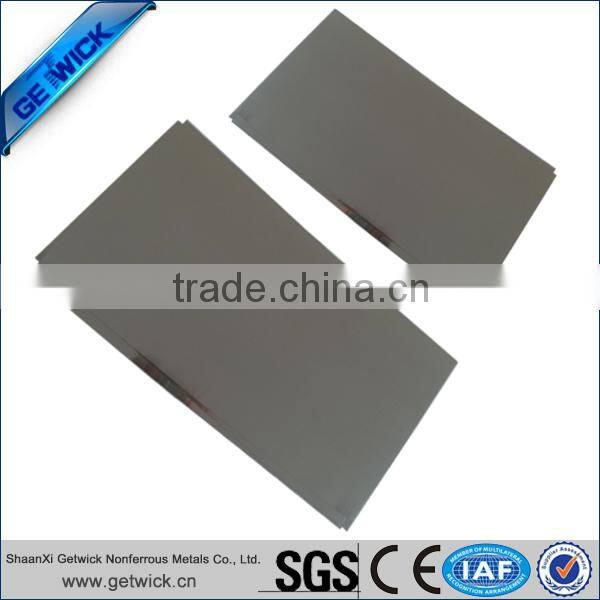Astm b162 pure nickel sheet