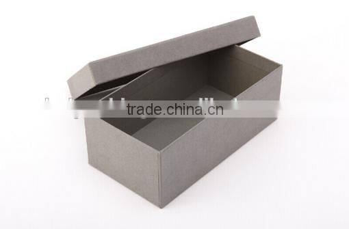 custom luxury paperboard material silvery box,gift box ,shoes box