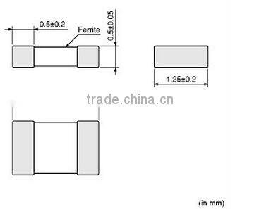 Ferrite Core Power Inductor SMD Chip LQM21PN1R0MC0D