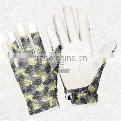 Goatskin leather gardening glove, work glove, safety equipment, imitation leather glove