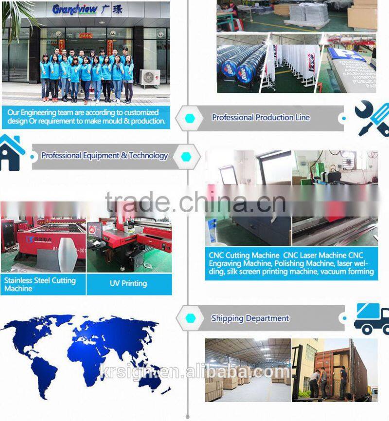 LED backlit stainless steel Letter sign 3D letter signs