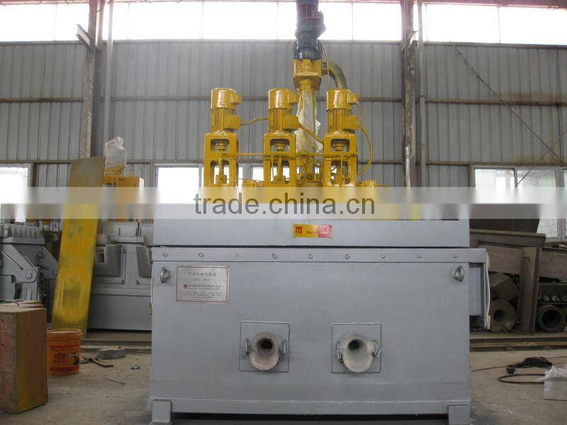 3 rotors in-line molten aluminium degasser