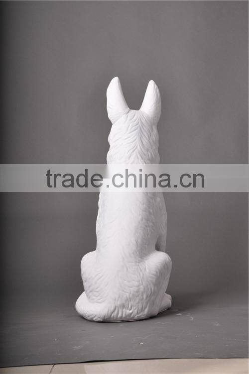 Latest fiberglass animal wolf mannequin