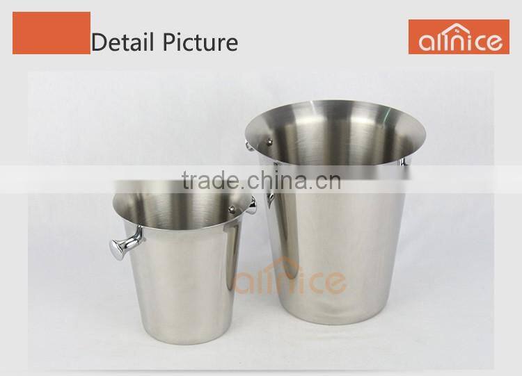 Personalized stainless steel cooler bucket/mental ice bucket/insulated ice cooler bucket