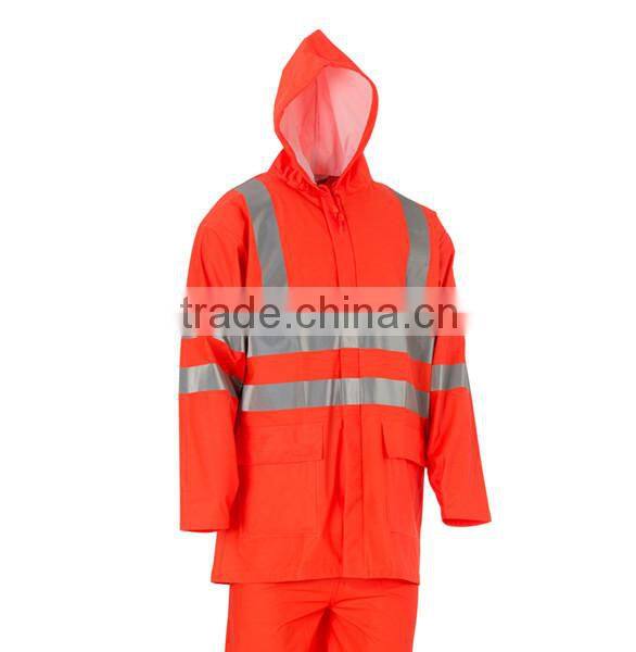 300D oxford fabric with PU coating breathable and waterproof workwear