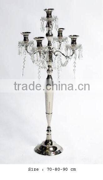 wedding crystal candelabra 5 candle