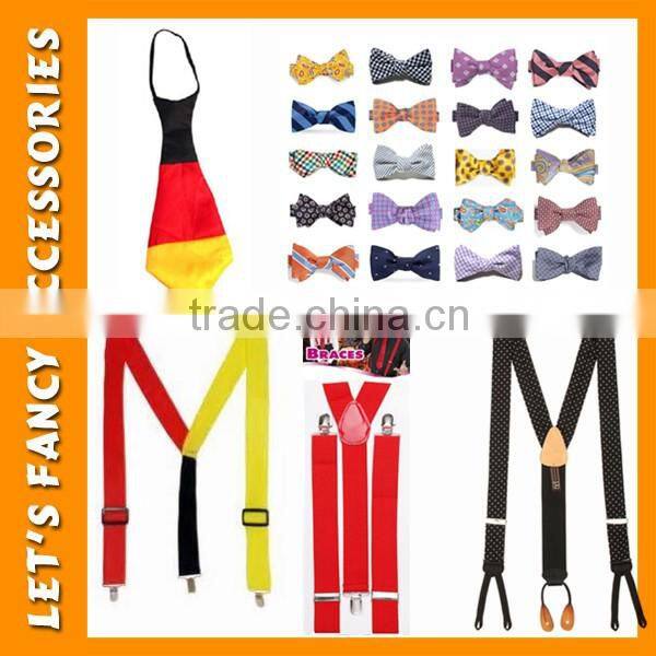 2016 man children party necktie and custom suspender set Newest Men's Neckwear