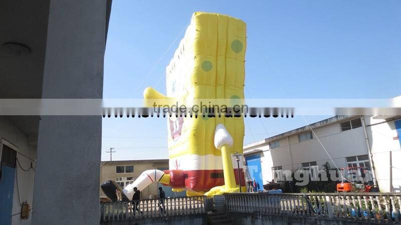 giant inflatable characters spongebob