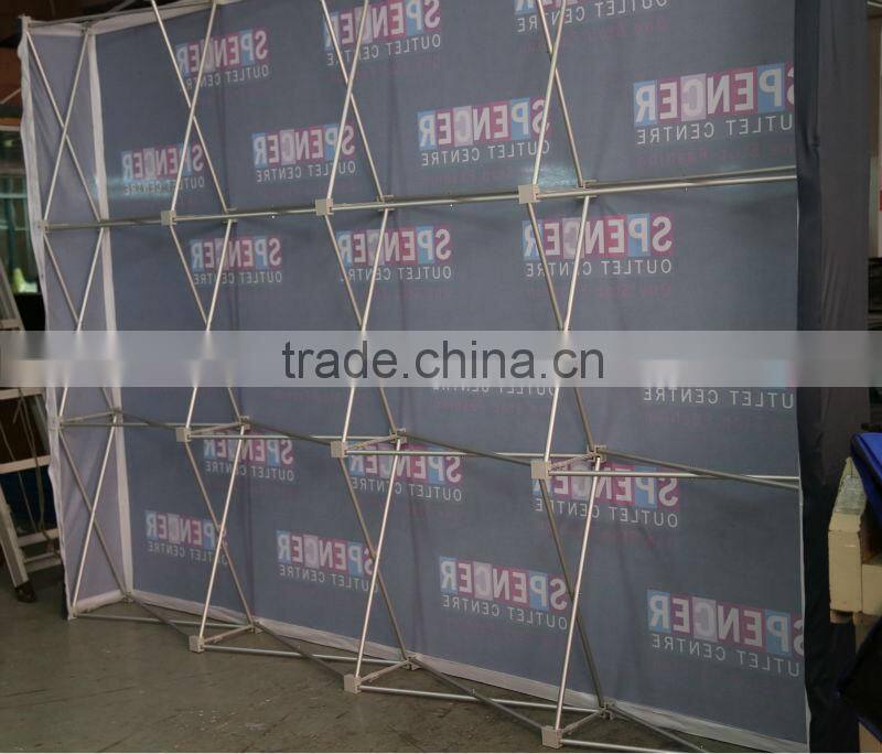 fabric velcro pop up display stands