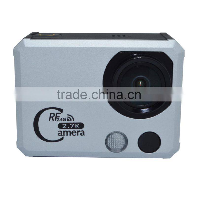 New Arrival Waterproof 50M 2.0 Inch Screen FUll HD Remote Control HD 2.7K 1080P Action Camera