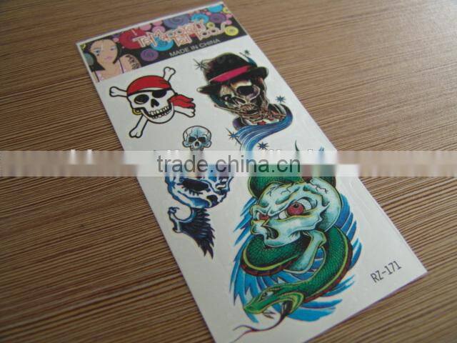 DIY Product Eco-friendly tattoo sticker,body tattoo sticker,body temporary tattoo sticker