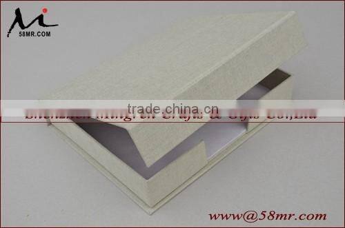 Leahter Fabric Linen Wood Photo Storage Packaging Gift Box