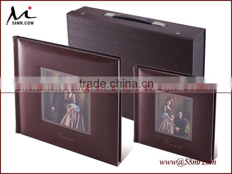 Nice Digital Wedding Photo Album Cover, Leather Acrylic Album Cover Design