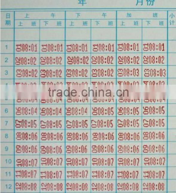 top selling electronic time recorder attendance machine price