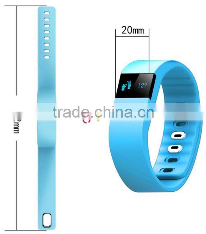 Hot Sale Bluetooth Wristband Fitness Health Smart Bracelet Watch Black