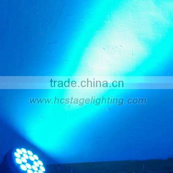 Hot sales DMX RGBW 18pcs 10w 4 in 1 flat led par light rgbw