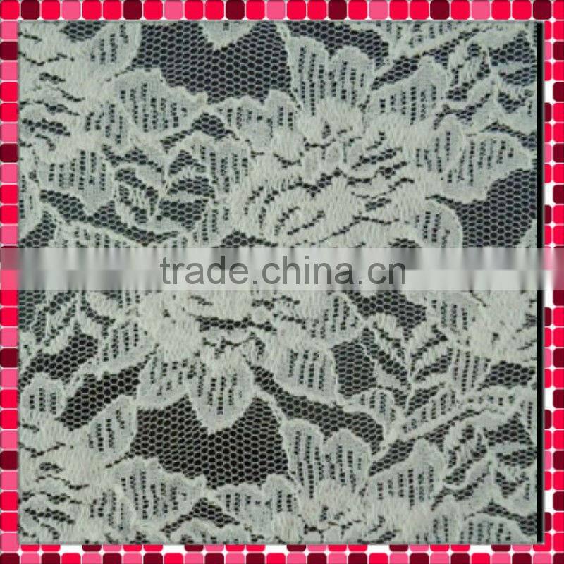 Cotton/Nylon lace fabric