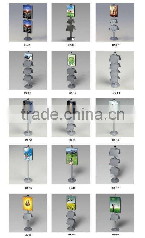 Floorstanding Metal display rack