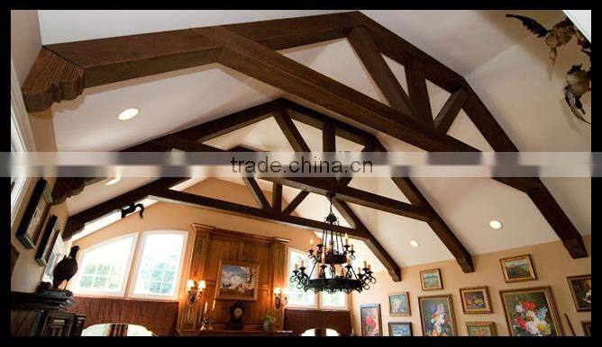 polyurethane U shape lowes light weight for interior and exterior ceiling decoration faux wood beam