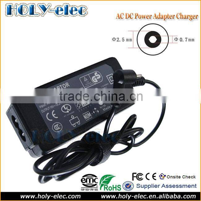 36W 19V 2.1A 2.5*0.7mm Mini Laptop/Notebook AC Adapter Charger for Asus Eee PC x101ch-eu17-wt