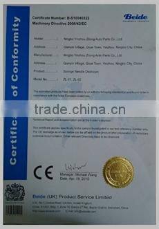 High quality manual stainless steel injection pinhead destroyer