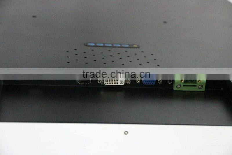 37 inch Infrared touch full HD front panel waterproof sunlight monitor for outdoor kiosk