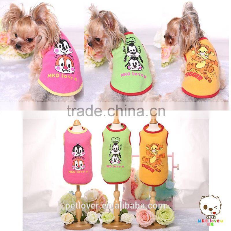 cartoon style dog cotton clothes