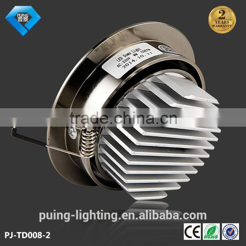 Manufacturers of aluminum cans COB AC85-265V led downlight