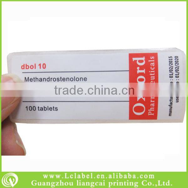 10ml laber sticker printing for bottle