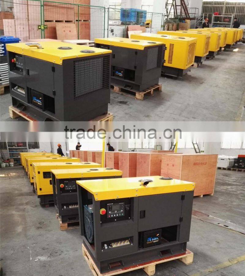 8kw/10kva three phase semi silent diesel generator