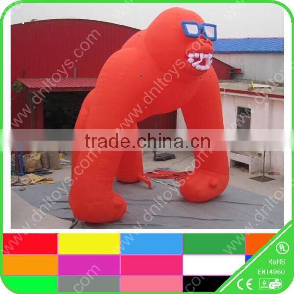 Latest design giant inflatable gorilla