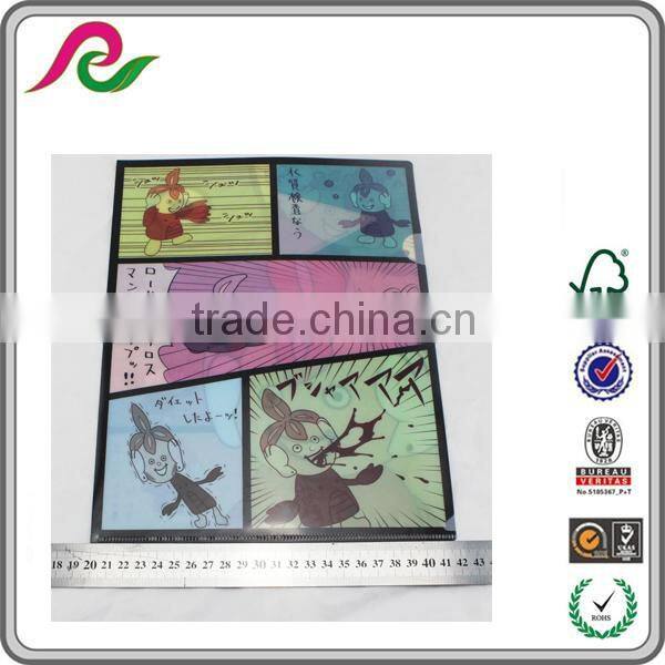 Factory supply glitter file folder L shape