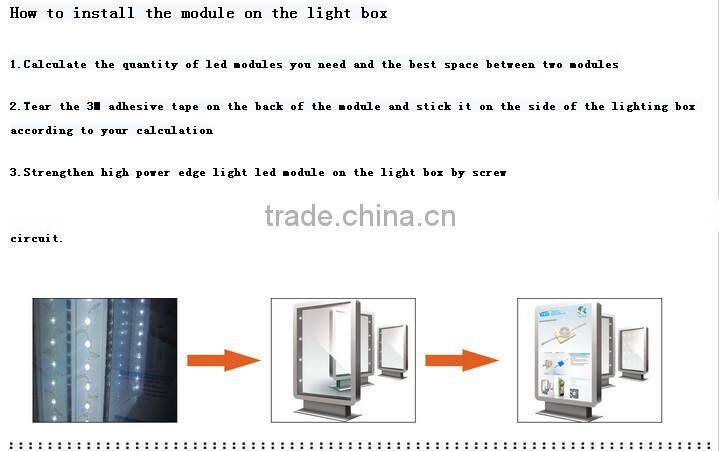 hot sale led module for ultra-thin light box light system