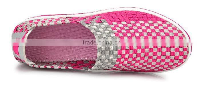 LADY SHAKE SHOES WOVEN ELASTIC SHOES CASUAL SHOES