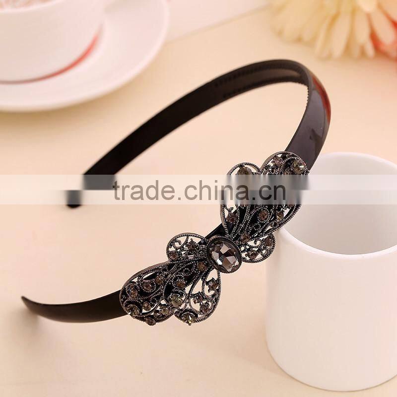 Hair Jewelry Fashion Hairband 2 Color with Rhinestone Hairbands