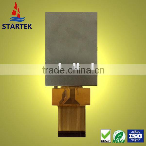 2.8 inch 240*320, ST7789V, full viewing angle, sunlight readable 8/9/16 MCU, 3/4 wire serial 16/18bit RGB interface IPS LCD