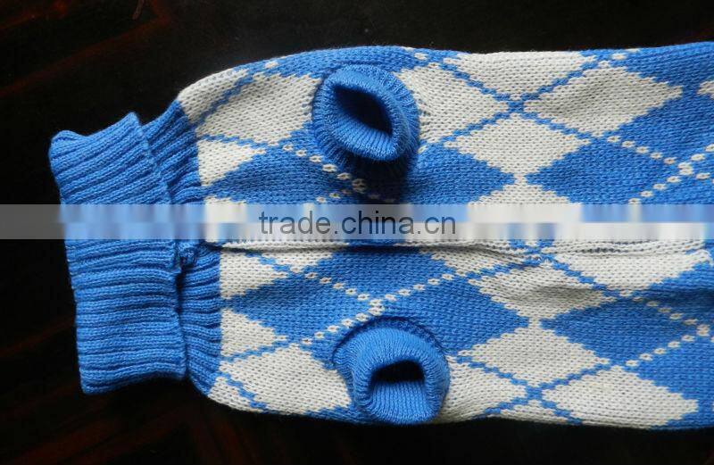 New Design Soft Pure Warm Woolen Winter Knitted Dog Puppy Sweater