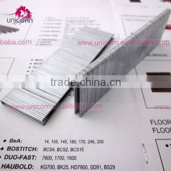 manufacture galvanized wooden staples 90 series wooden staple nails