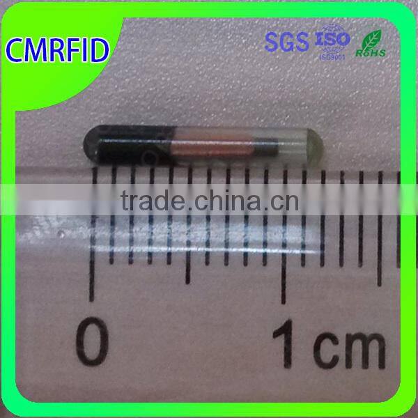 125KHz rfid glass tag for injection animal electronic chips