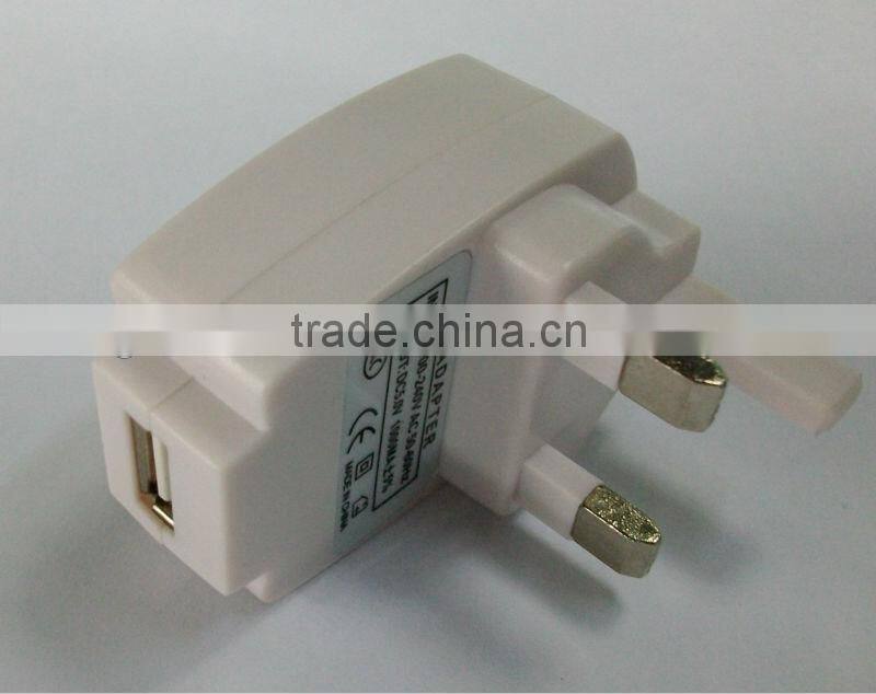 for ipad usb wallcharger adapter 2.1A(USA/Europe/UK plug)