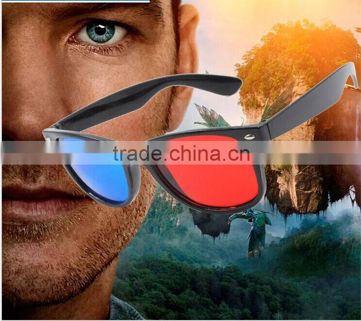red blue 3 d glasses 3 d eyes storm video glasses 3 d TV manufacturers supply