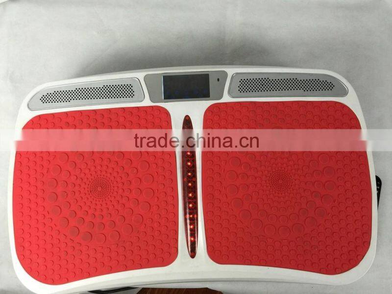 Wholesale 3D Dual Motor Body Shaper Vibration Plate Exercise Machine With MP3 Player