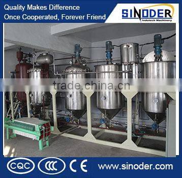 Supply sunflower,rapeseed,cotton,soybean edible oil refinery/ oil refinery for hot sale